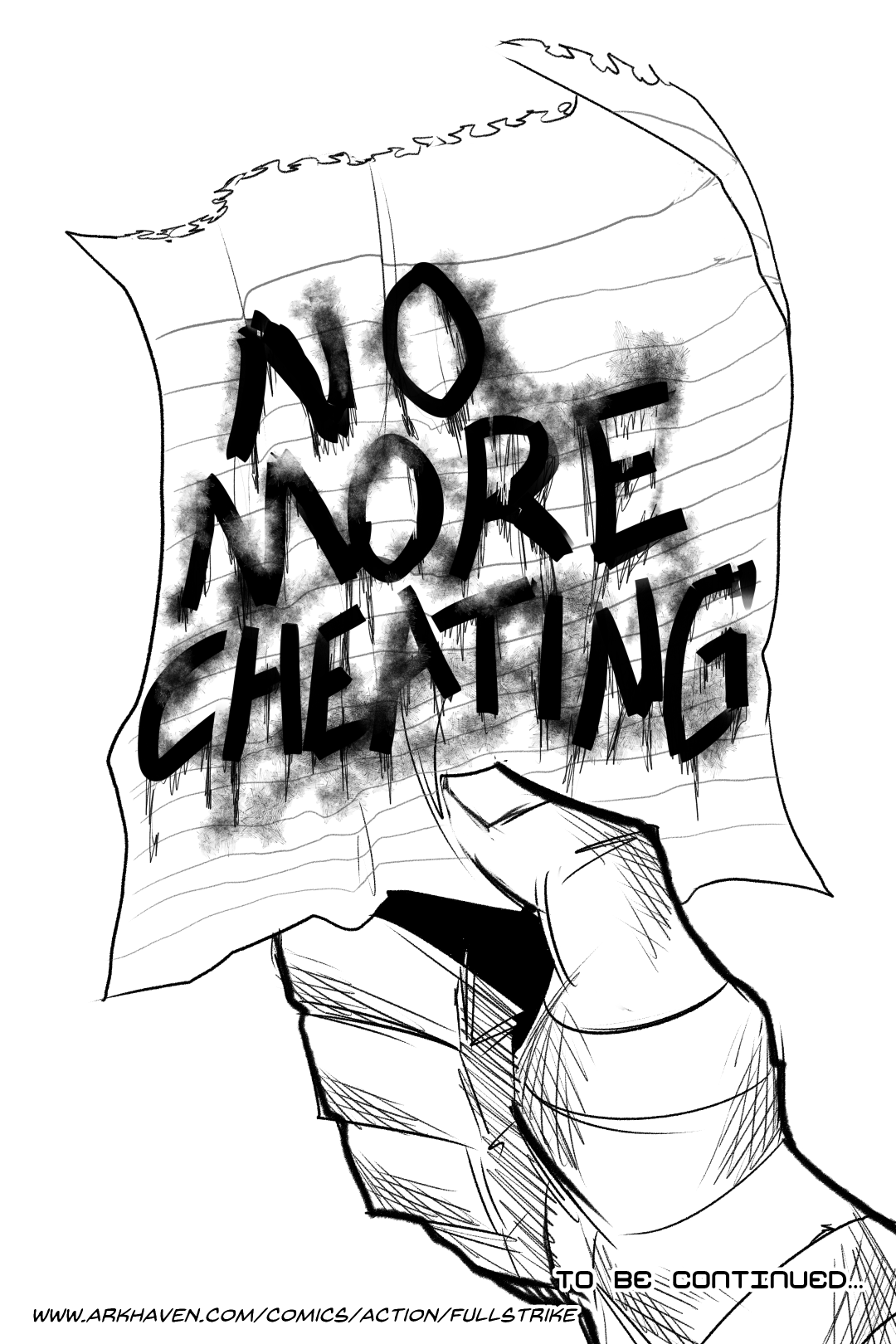 No More Cheating panel 9